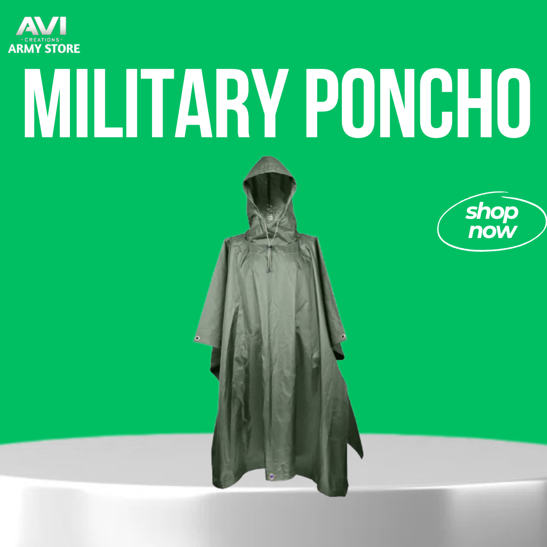 Military Rain Poncho