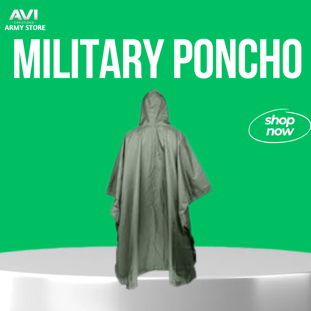 Military Rain Poncho