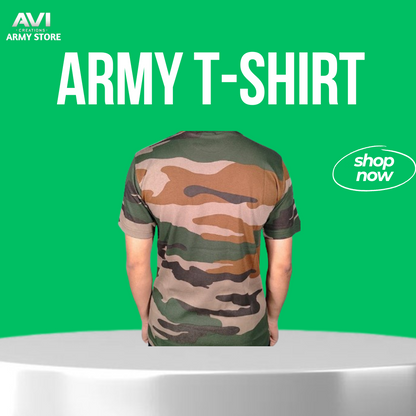 Indian Army Cheetah Half Sleeves T-Shirt