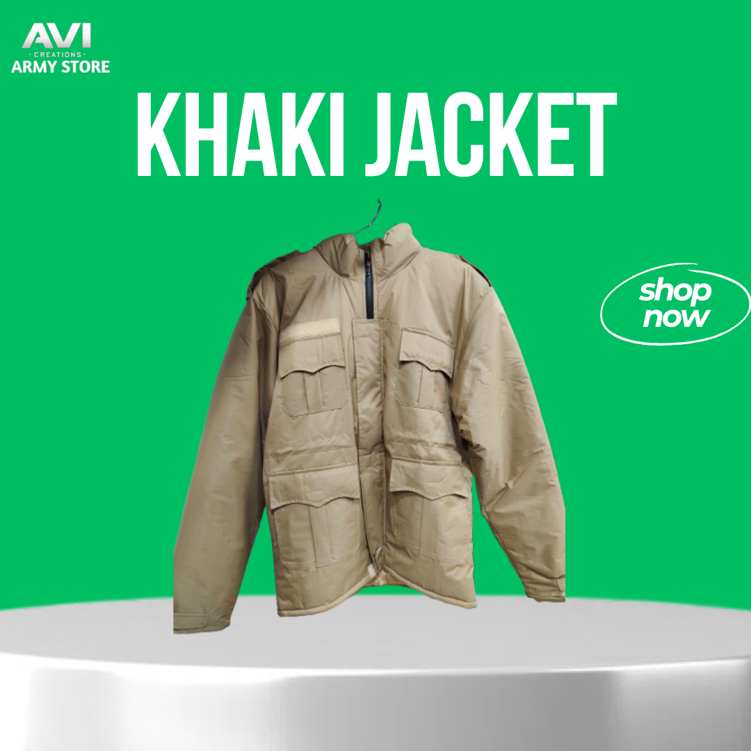 Khaki Police Jacket