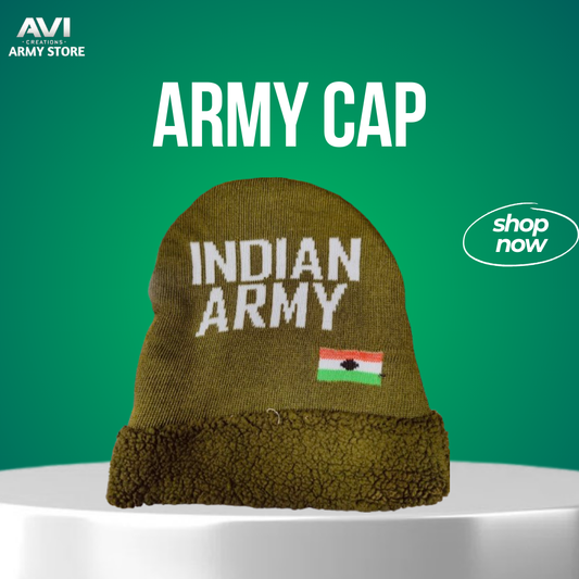 Embroidered Army Cap