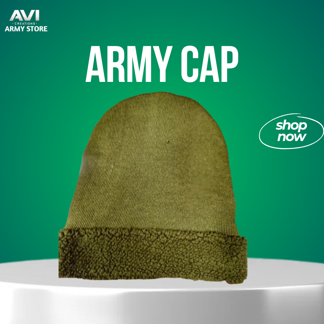 Embroidered Army Cap